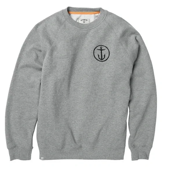 Captain Fin Co. Shweaty Anchor Crew Pullover Jumper Sweatshirt, Size XXL, NWT